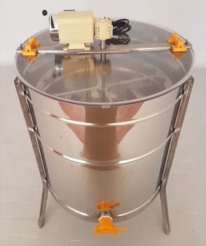 Elektrische Radialschleuder Edelstahl mit Getriebemotor für 9 Honigraumrähmchen